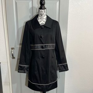 Apt 9 Black and White Dress Coat